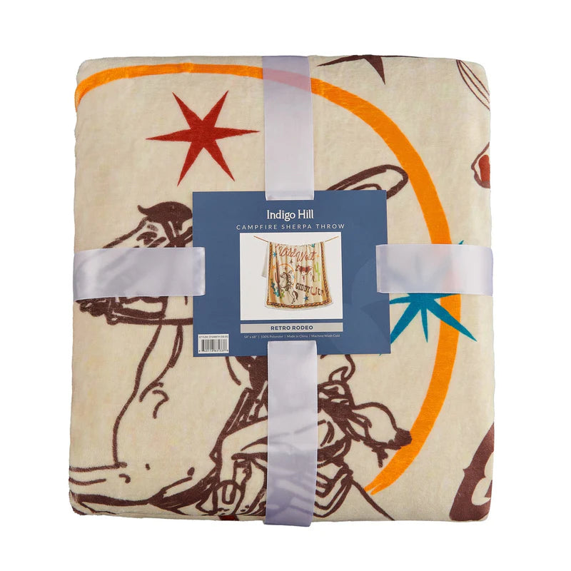 Hiend Accents Western Adventure Sherpa Throw 54