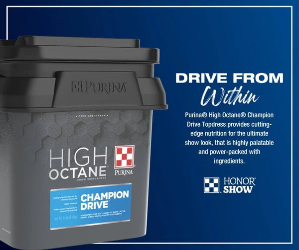 Purina® High Octane® Champion Drive Topdress Show Supplement