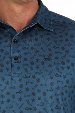 Cinch Mens Rodeo Arenaflex Polo
