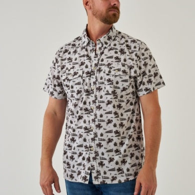 Burlebo Performance Western S/S Shirt Asst