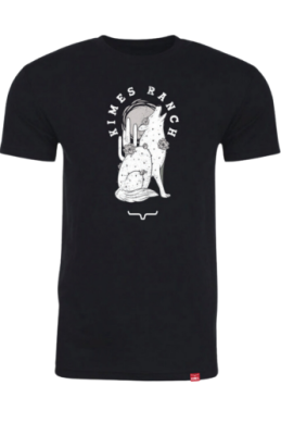 Kimes Mens Tee Night Call Black