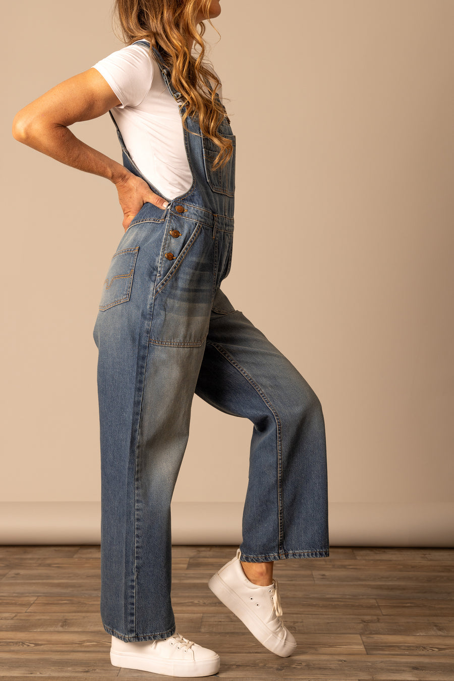 Kimes Billy Dark Wash Overall