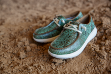 Ariat Hilo Vintage Turquoise Floral Emboss