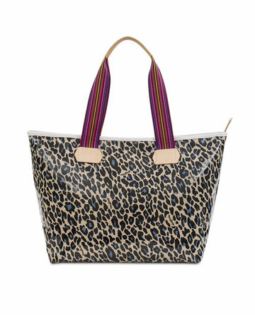 Consuela Zipper Tote Blue Jag