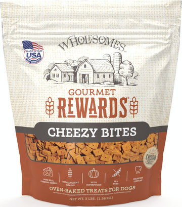 Wholesomes Rewards Cheezy Bites Biscuit Dog Treats