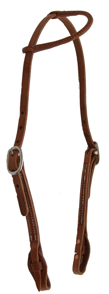 CST Harness Leather Slip Ear Headstall