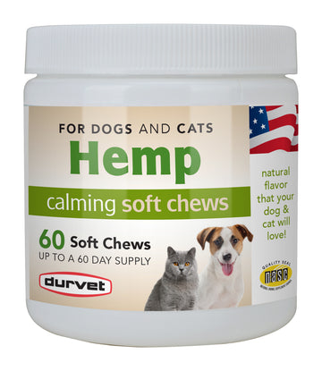 Durvet Hemp Calming Soft Chews 60ct