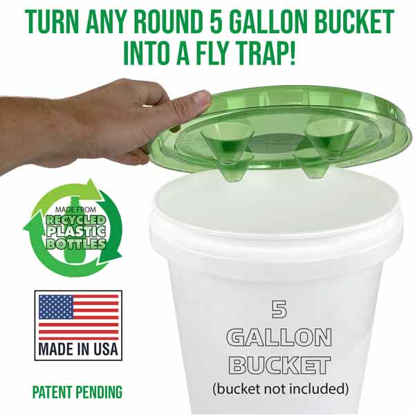 Fly-Lid - 5 Gallon Bucket Fly-Lid