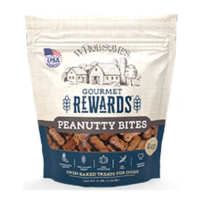 Wholesome Rewards Peanut Butter Biscuits Dog Treat