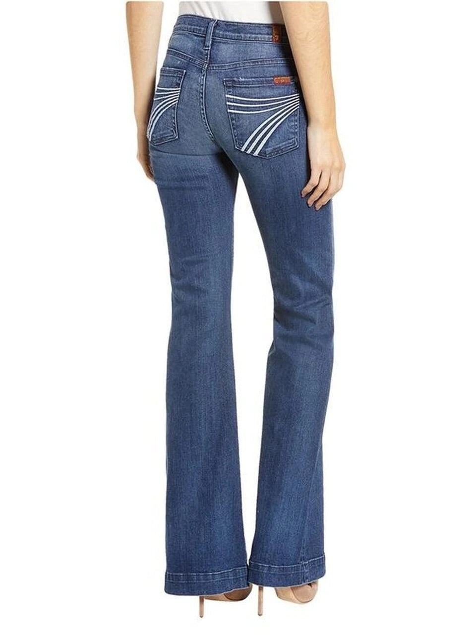 7 For All Mankind Jeans 27X36 Dojo deals Deep Blue NWT